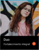 Foto de joven que pertenece al programa DUO pegada con Adhesivo